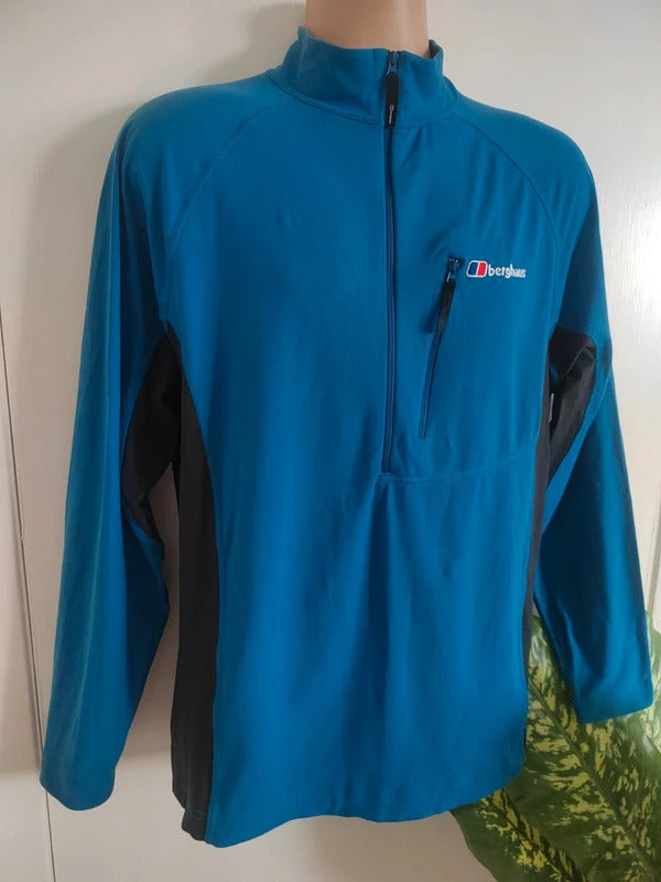 Berghaus Men's Tech Half-Zip Fleece Mid-Layer – Size Large NWOT