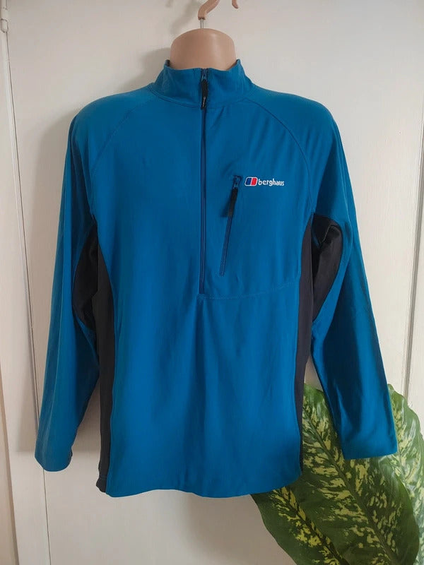Berghaus Men's Tech Half-Zip Fleece Mid-Layer – Size Large NWOT