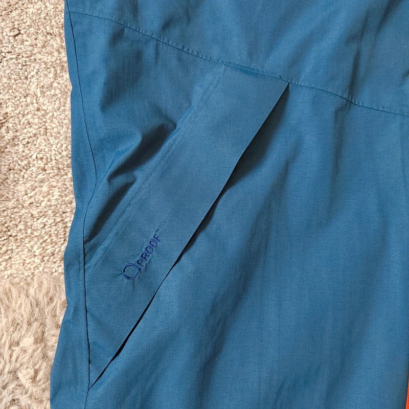Haglöfs Men’s Esker PROOF™ Waterproof Hooded Jacket – Steel Blue & Navy – Size Small NWOT