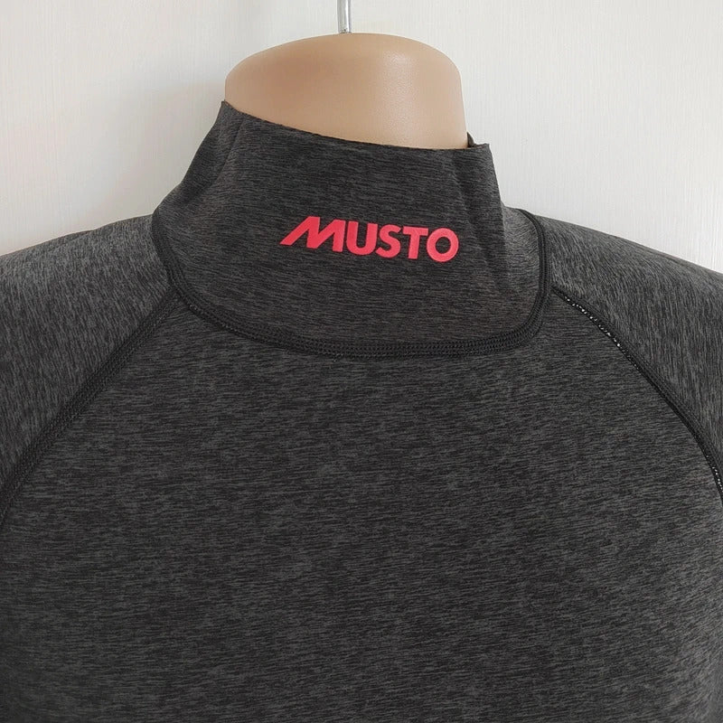 Musto Flexlite Alumin 3.0 Neoprene Sailing Top – Charcoal & Black – Size Men's XL