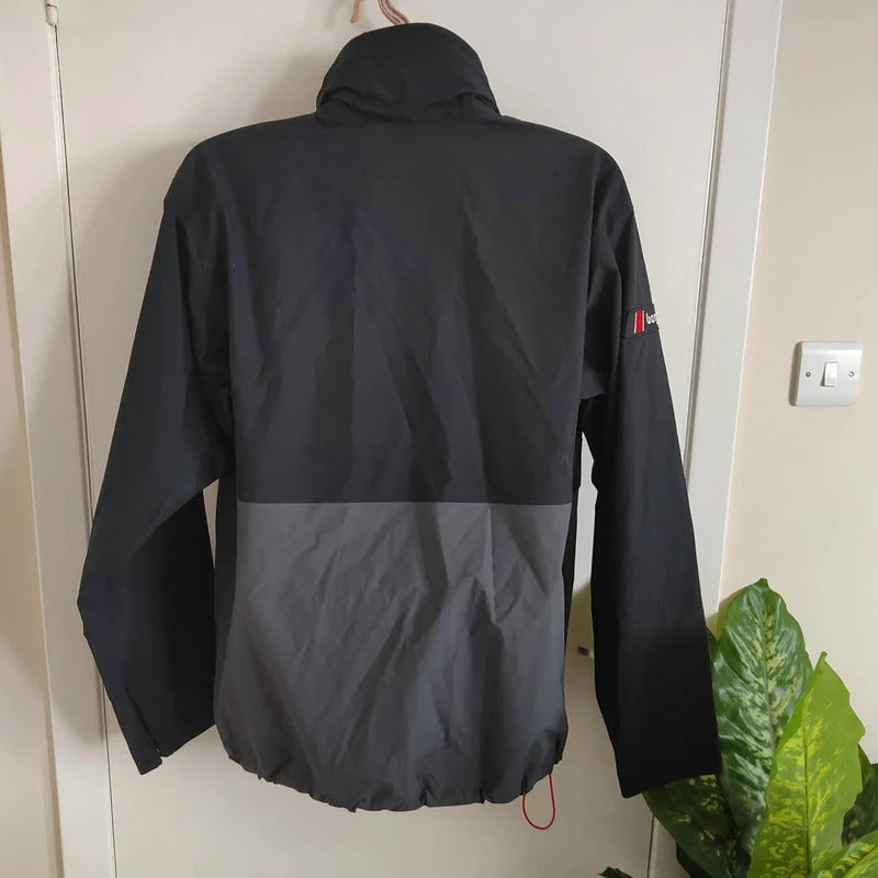 Berghaus Dean Street Ski Smock 86 Half-Zip Jacket – Black / Grey – Size Medium