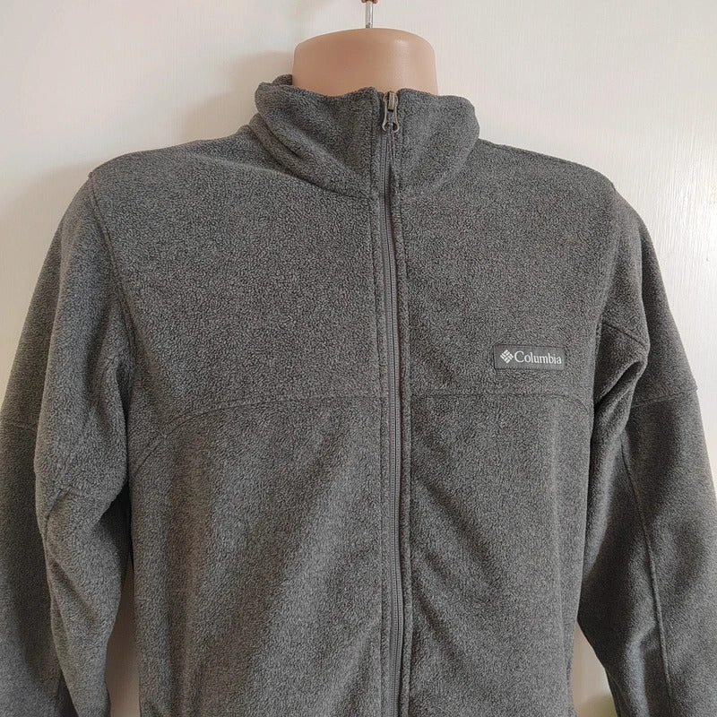 Columbia Men's Basin Trail III Full-Zip Fleece Jacket – Charcoal Grey - Size Small