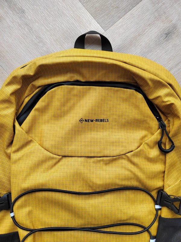 New Rebels Hugo Carmichael Waterproof Hiking Backpack – Mustard Yellow