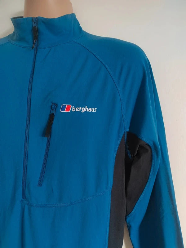 Berghaus Men's Tech Half-Zip Fleece Mid-Layer – Size Large NWOT