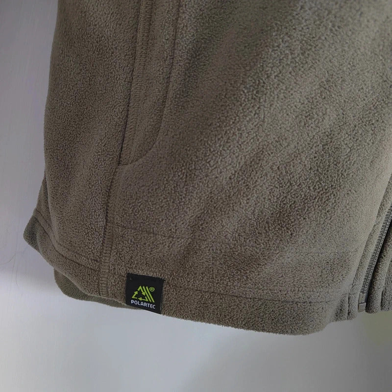 Berghaus Men's Prism Micro Full-Zip Fleece Jacket – Khaki / Olive Green – Size Medium