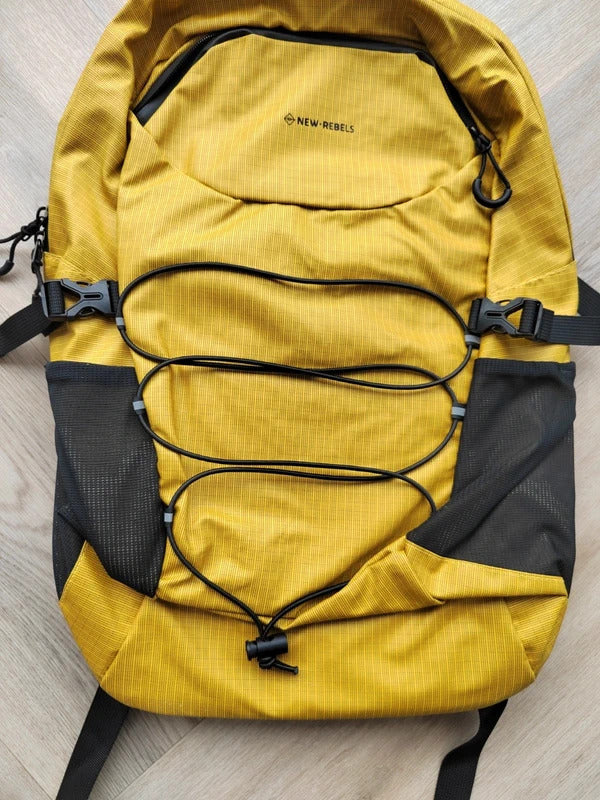 New Rebels Hugo Carmichael Waterproof Hiking Backpack – Mustard Yellow