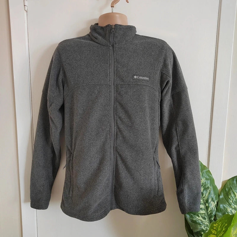 Columbia Men's Basin Trail III Full-Zip Fleece Jacket – Charcoal Grey - Size Small