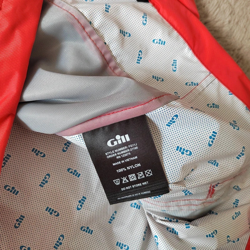 Gill Marine Men's Coastal Waterproof Sailing Jacket – Size Medium NWOT