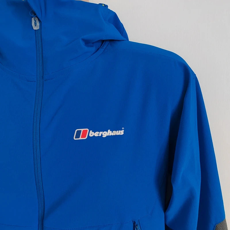 Berghaus Extrem Fast Climb Stretch Softshell Jacket – Cobalt Blue – Size Small NWOT