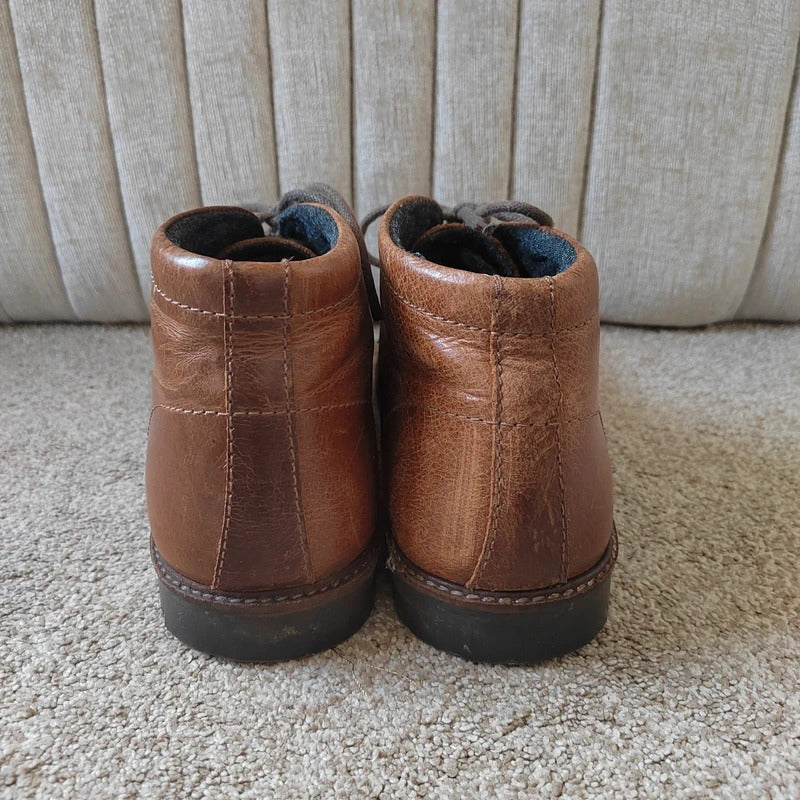 ACW85 Men's Leather Chukka Boots – Tan Brown - Size 10
