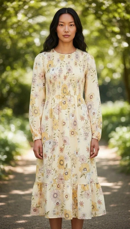 Barbour Coraline floral Midaxi Dress in – UK Size 12 RRP £99