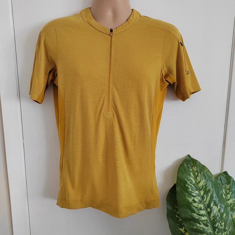 Rab Men's Cindercrino Short Sleeve Zip Cycling Jersey – Size Small