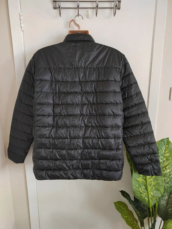 Craghoppers Men's Compresslite Insulated Puffer Overshirt Jacket – Black – Size XL