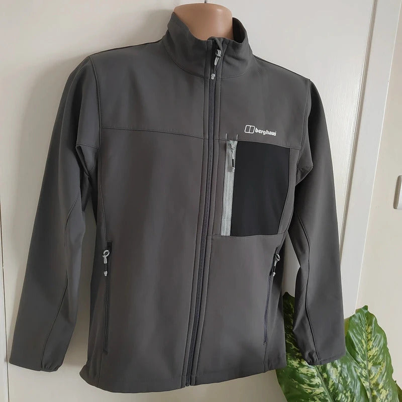 Berghaus Men’s Ghlas 2.0 Technical Softshell Jacket – Anthracite Grey – Size Small NWOT