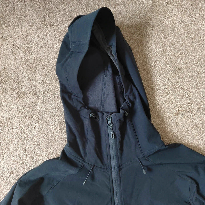Mammut Men's SOFtech Climb Light Hooded Jacket – Black & Red – Size Medium