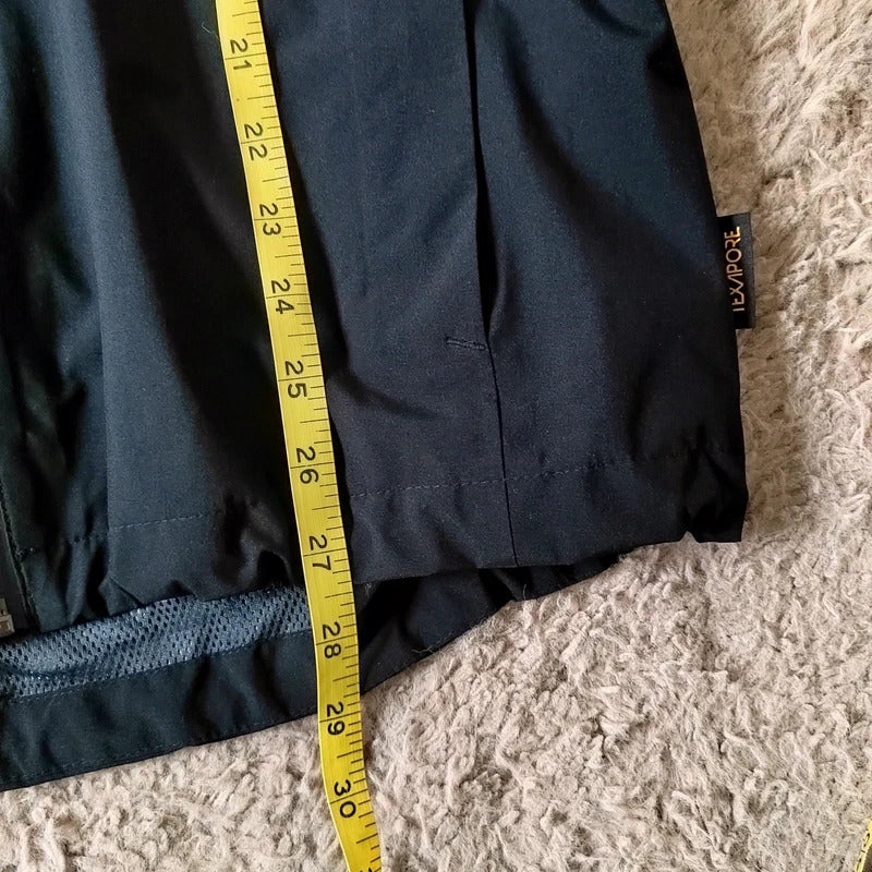 Jack Wolfskin Men's JWP Shell Waterproof Packable Jacket – Black – Size Small