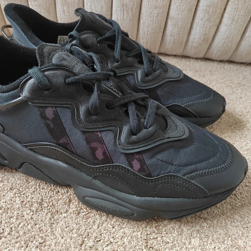Mens Adidas Originals Ozweego Black Trainers Size 10