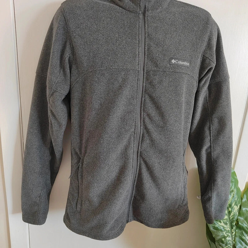 Columbia Men's Basin Trail III Full-Zip Fleece Jacket – Charcoal Grey - Size Small