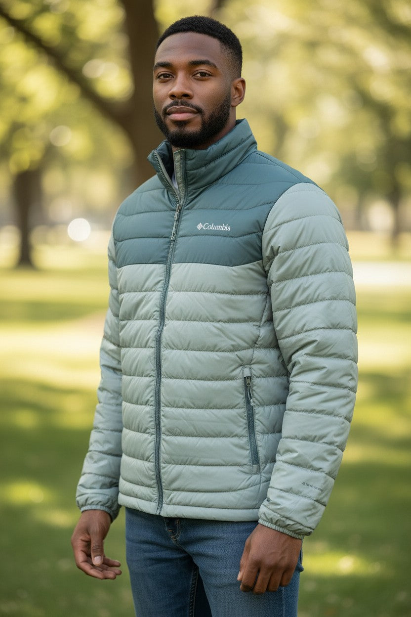 NWOT Columbia Men's Powder Lite II Omni-Heat Puffer Jacket - Size Small