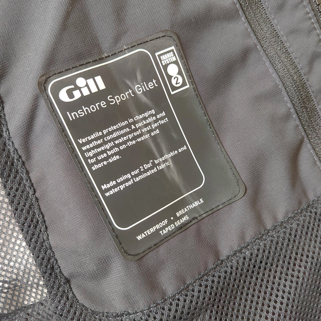 Men's Gill Marine Inshore Sport Gilet - Size Small NWOT