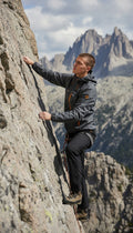 Rock Experience Men's Great Roof 2.0 Waterproof Hardshell Jacket – Black & Orange – Size Medium