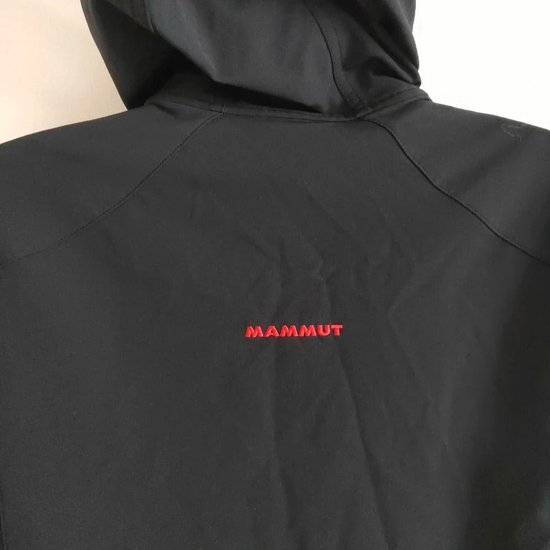 Mammut Men's SOFtech Climb Light Hooded Jacket – Black & Red – Size Medium