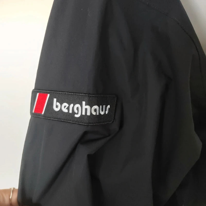 Berghaus Dean Street Ski Smock 86 Half-Zip Jacket – Black / Grey – Size Medium