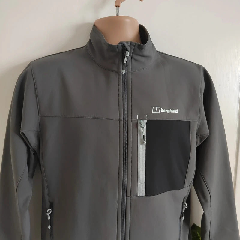 Berghaus Men’s Ghlas 2.0 Technical Softshell Jacket – Anthracite Grey – Size Small NWOT