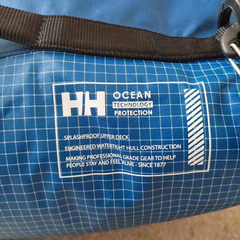 Helly Hansen Hightide WP 35L Waterproof Duffel Bag Deep Fjord Blue NWOT RRP £120