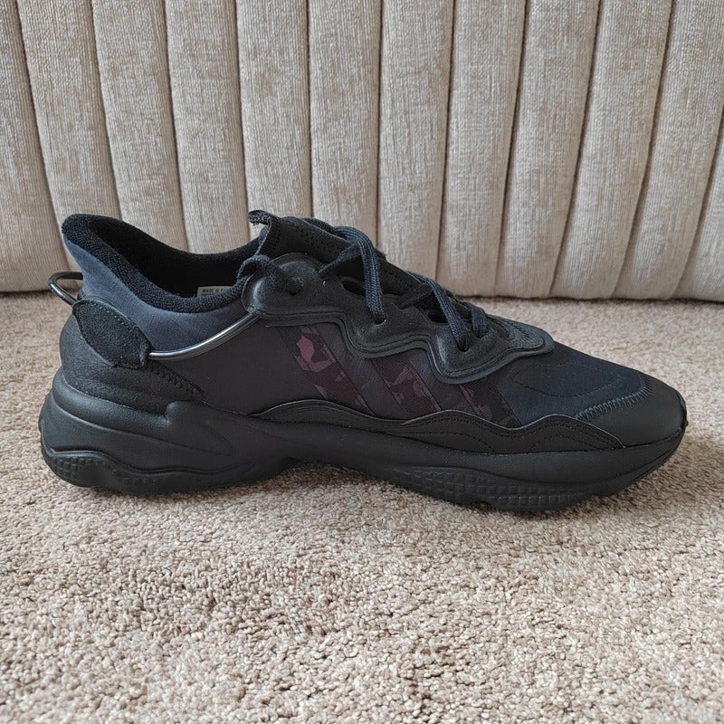 Mens Adidas Originals Ozweego Black Trainers Size 10