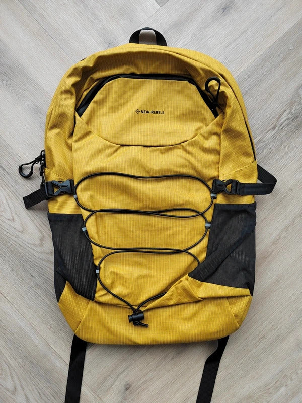 New Rebels Hugo Carmichael Waterproof Hiking Backpack – Mustard Yellow