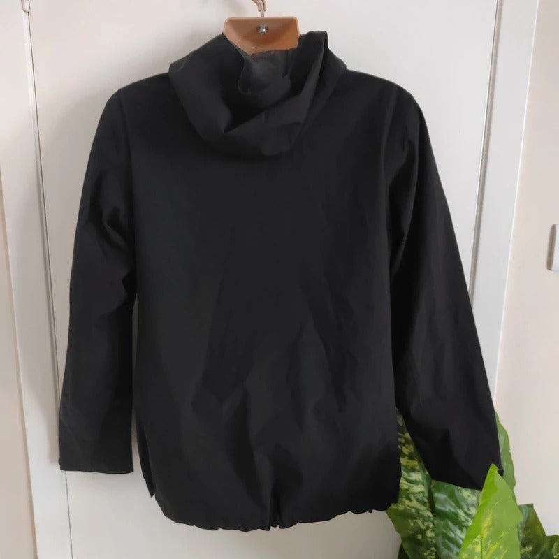 Jack Wolfskin Men's JWP Shell Waterproof Packable Jacket – Black – Size Small