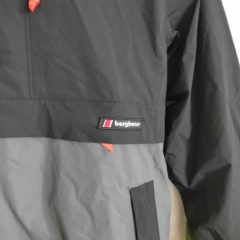 Berghaus Dean Street Ski Smock 86 Half-Zip Jacket – Black / Grey – Size Medium