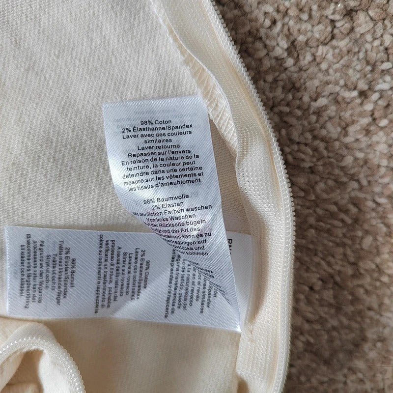 PrettyLittleThing Cream Pocket Flap Detail Wide Leg Trousers – Size 6 NWT
