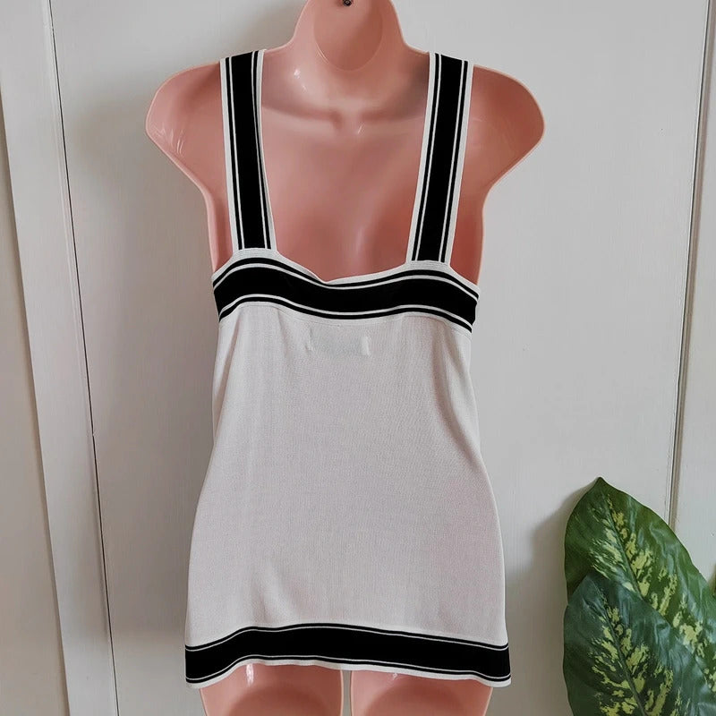 NWT Paisie Crisscross Halterneck Knit Top - Medium