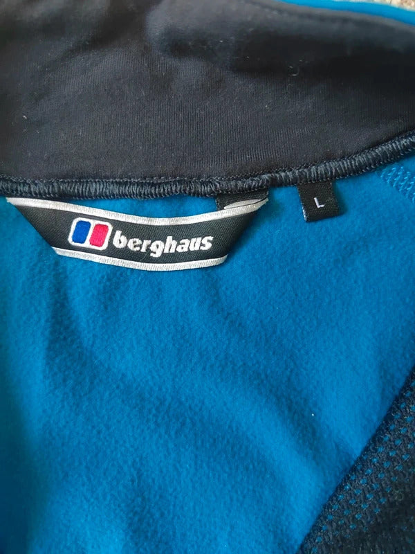 Berghaus Men's Tech Half-Zip Fleece Mid-Layer – Size Large NWOT