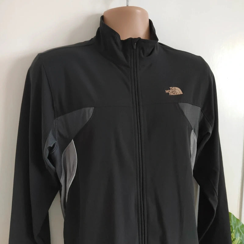 The North Face Men's Flight Series Performance Running Jacket – Black & Grey – Size Medium