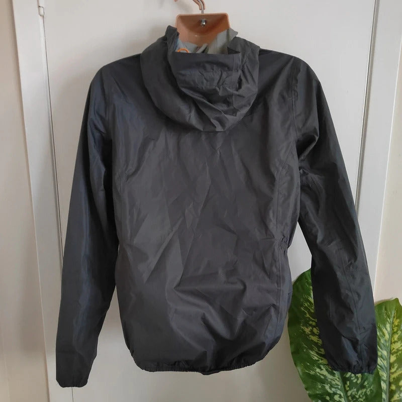 Rock Experience Men's Great Roof 2.0 Waterproof Hardshell Jacket – Black & Orange – Size Medium