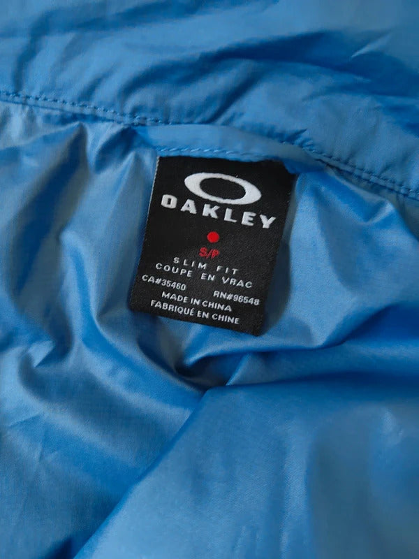 Oakley Men's Century Colorblock Half-Zip Hooded Windbreaker - Size Small