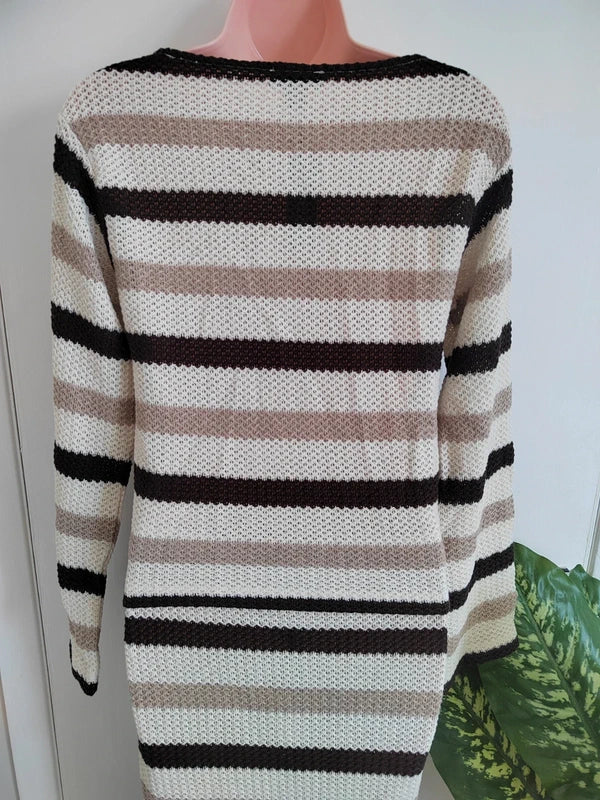 Pretty Little Thing Crochet Striped Coord - Size 6 NWT