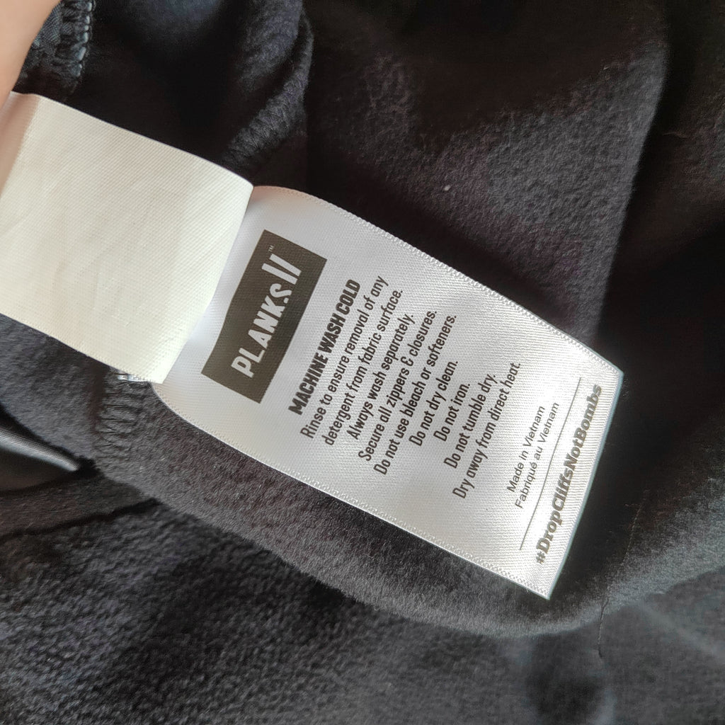 Planks Clothing Peace Fleece Unisex Pullover - Size Small