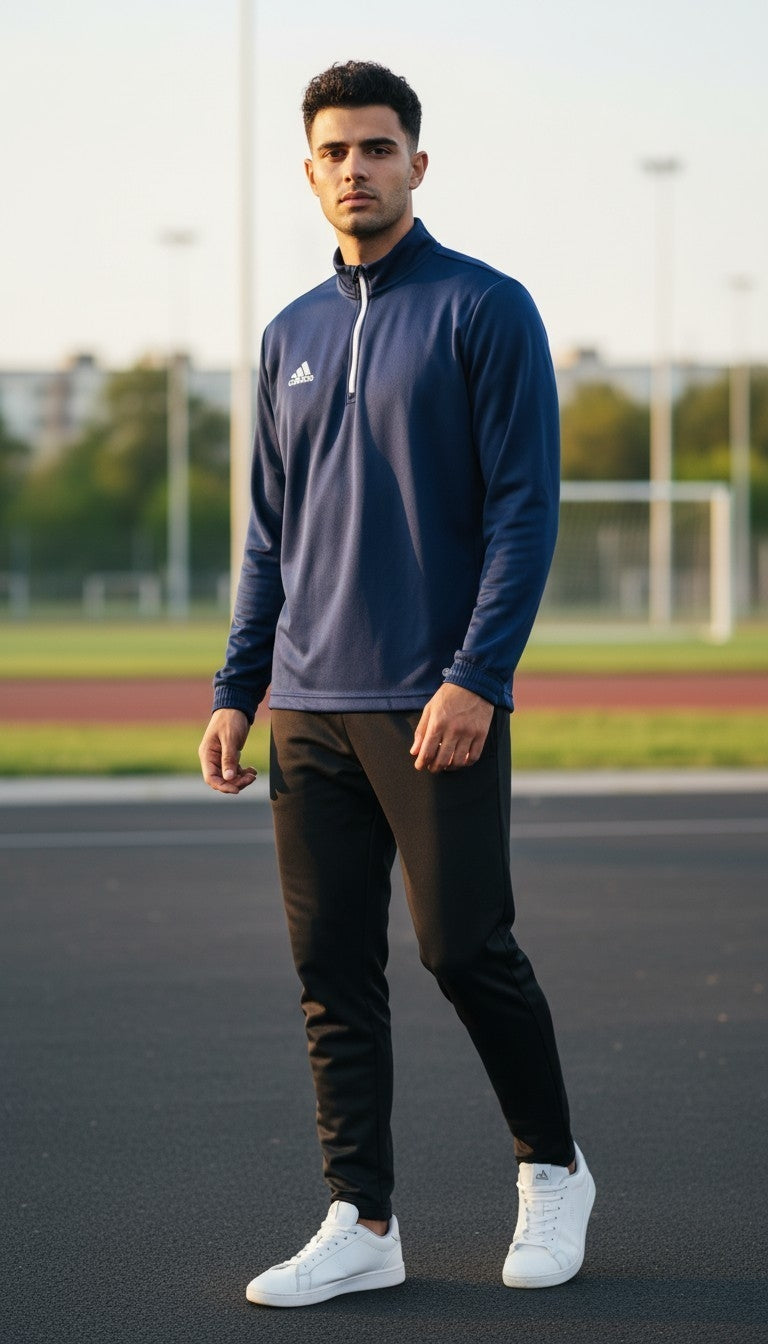 Adidas Entrada 22 AEROREADY 1/4 Zip Training Top – Medium