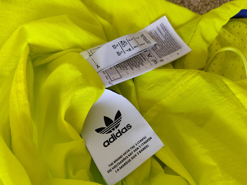 Adidas Originals "Reverse Track" Mesh Windbreaker Jacket - Size Small NWOT