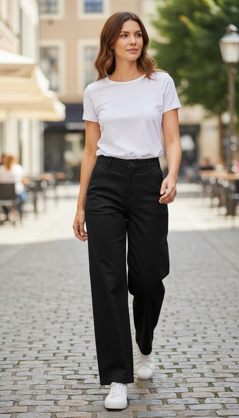 Vans Palmer Wide-Leg Chino Trousers – 26 inch waist - NWT