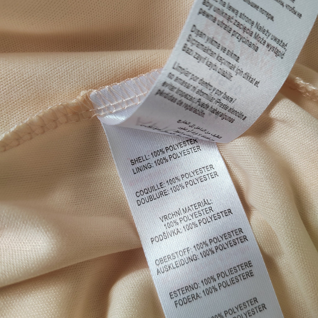 Apricot Pearl Embellished Tulle Midi Skirt – Size 14