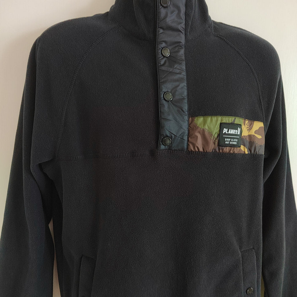 Planks Clothing Peace Fleece Unisex Pullover - Size Small