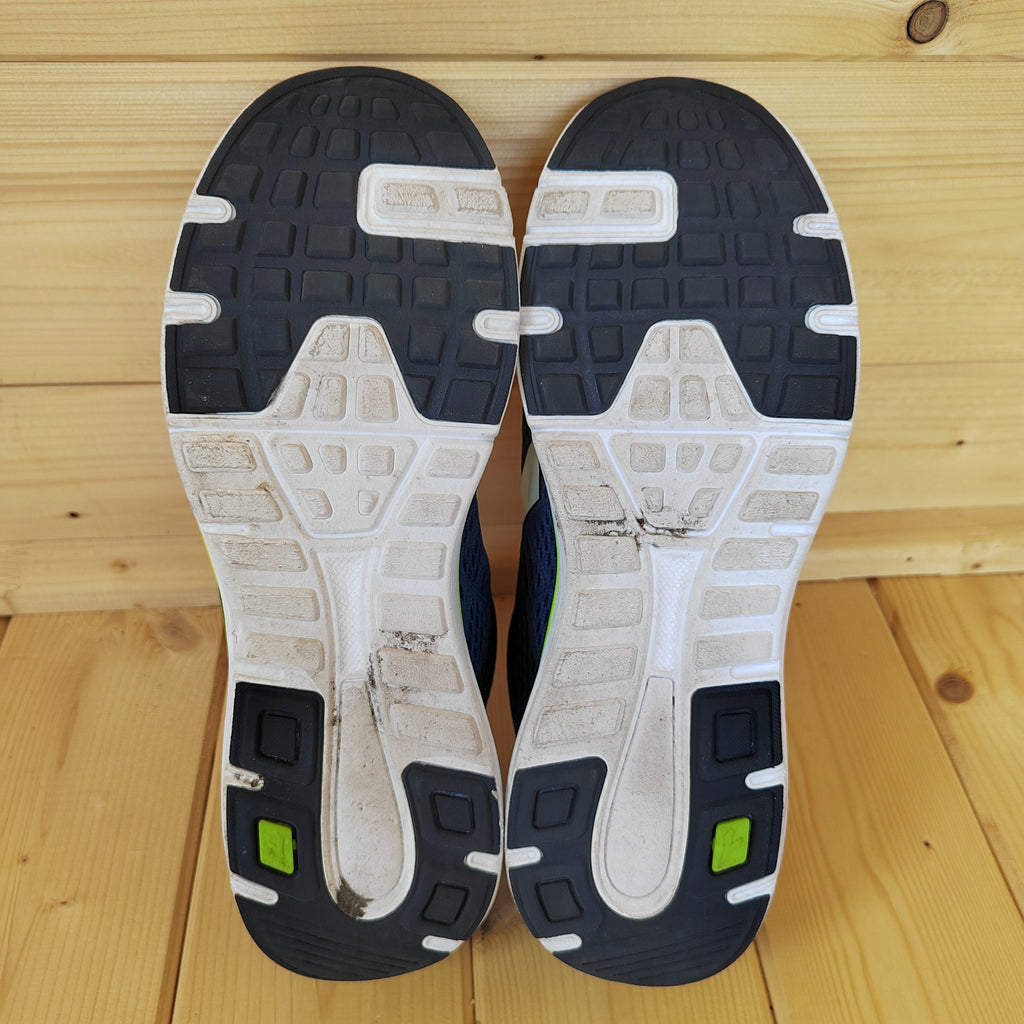 Diadora Swan Men's Running Shoes – Blue/Lime/White - Size 10