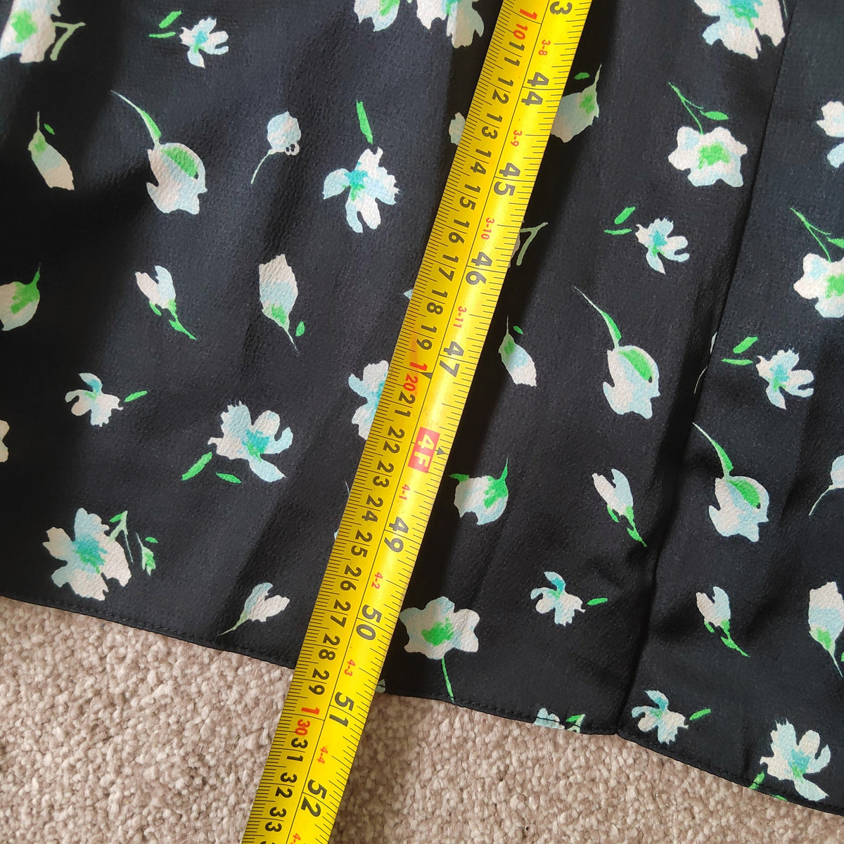 Lucy Mecklenburgh x V by Very Mixed Floral Print Midi Tea Dress – Size 12