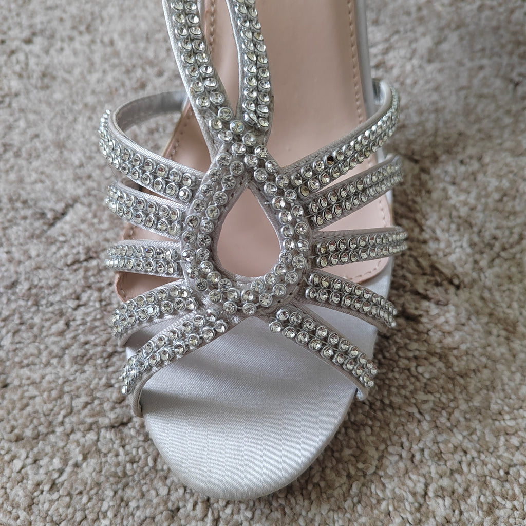 Brand New Miss KG "Pepper" Embellished Heels (With Box) - Size 7