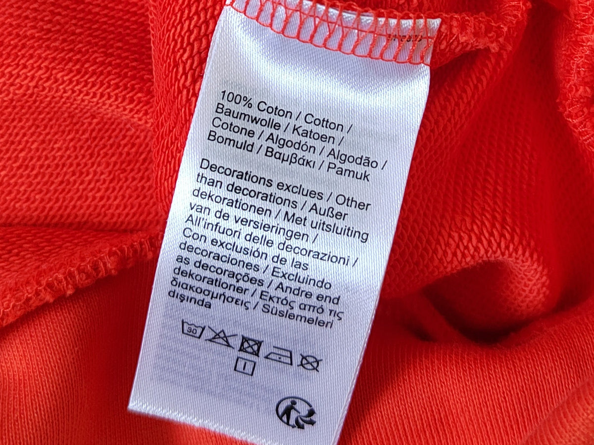 Lacoste Sport Regular-Fit Quarter-Zip Sweatshirt – Orange - Size XS NWOT